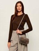 Weekend Max Mara Geantă poștaș Wkastruzzo | piele întoarsă