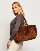 Weekend Max Mara Geantă shopper + borsetă Wkapesi | piele întoarsă
