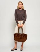 Weekend Max Mara Geantă shopper + borsetă Wkapesi | piele întoarsă