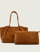 Weekend Max Mara Geantă shopper + borsetă Wkapesi | piele întoarsă