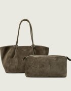 Weekend Max Mara Geantă shopper + borsetă Wkapesi | piele întoarsă
