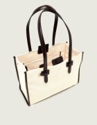 Weekend MaxMara Geantă shopper WKACANDORE cu adaos de piele