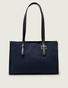 Weekend MaxMara Geantă shopper WKACANDORE cu adaos de piele