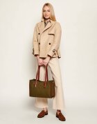 Weekend MaxMara Geantă shopper Wkacandore cu adaos de piele