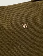 Weekend MaxMara Geantă shopper Wkacandore cu adaos de piele