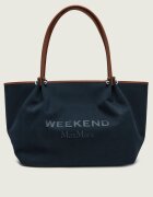 Weekend Max Mara Geantă shopper Wkagetto cu adaos de piele
