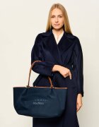 Weekend Max Mara Geantă shopper Wkagetto cu adaos de piele