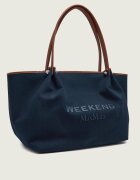 Weekend Max Mara Geantă shopper Wkagetto cu adaos de piele
