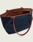 Weekend Max Mara Geantă shopper Wkagetto cu adaos de piele