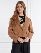 Weekend Max Mara Jachetă | Cropped Fit | cu adaos de in