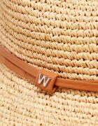 Weekend MaxMara Pălărie Wkagalante cu adaos de piele