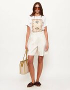 Weekend MaxMara Pantaloni scurți ECUBA | Loose fit | cu adaos de in