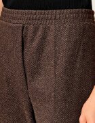 Weekend Max Mara Pantaloni Wkdeditta | Relaxed fit cu adaos de lână