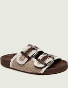 Weekend Max Mara Șlapi WKABONITO cu adaos de piele