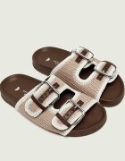 Weekend Max Mara Șlapi WKABONITO cu adaos de piele