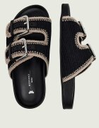 Weekend MaxMara Șlapi WKABONITO cu adaos de piele
