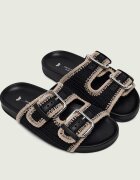 Weekend MaxMara Șlapi WKABONITO cu adaos de piele