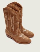 Zadig&Voltaire Cizme cowboy Western Tex | piele întoarsă