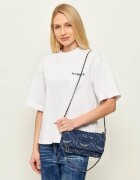 Zadig&Voltaire De blugi geantă pe umăr ROCK DENIM MONOGRAM