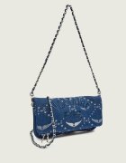 Zadig&Voltaire De blugi geantă pe umăr ROCK DENIM MONOGRAM