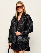 Zadig&Voltaire De piele geantă pe umăr ROCK GRAFFITI