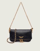 Zadig&Voltaire De piele poșetă plic Rock Nano Soft Wild