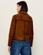Zadig&Voltaire Geacă Lessa | Relaxed fit | piele întoarsă