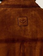 Zadig&Voltaire Geacă Lessa | Relaxed fit | piele întoarsă
