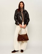 Zadig&Voltaire Geantă pe umăr Jim | piele întoarsă