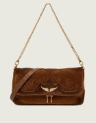 Zadig&Voltaire Geantă pe umăr Rocky II Western | piele întoarsă