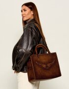 Zadig&Voltaire Geantă shopper Angel | piele întoarsă