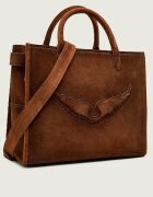 Zadig&Voltaire Geantă shopper Angel | piele întoarsă