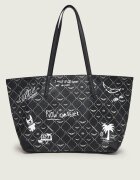 Zadig&Voltaire Geantă shopper Arty Tag cu adaos de piele