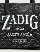 Zadig&Voltaire Geantă shopper Book Tag cu adaos de piele