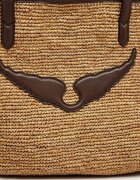 Zadig&Voltaire Geantă shopper WINGS cu adaos de piele