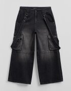 House Blugi wide leg cu buzunare cargo