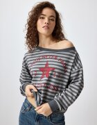 House Bluză sport cu imprimeu