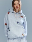 House Hanorac cu broderie