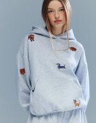 House Hanorac cu broderie