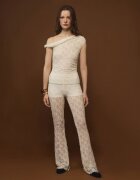 House Pantaloni clopot din tricot