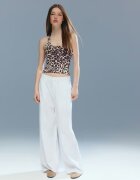 House Pantaloni cu amestec de in