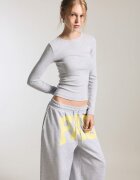 House Pantaloni de trening cu imprimeu