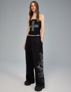House Pantaloni de trening cu imprimeu