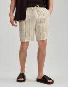 House Pantaloni scurți cu adaos de in