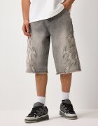 House Pantaloni scurți din denim cu tiv nefinisat