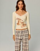 House Pijama cu imprimeu