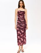 House Rochie midi înflorată
