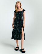 House Rochie midi înflorată
