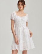 House Rochie mini cu mâneci bufante