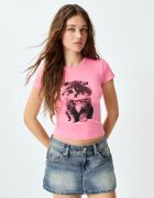 House Tricou cu imprimeu